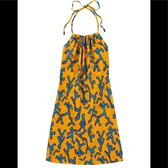 Vilebrequin-Danse-Halter-Back-Dress-turmeric color   - Picture 3 of 7